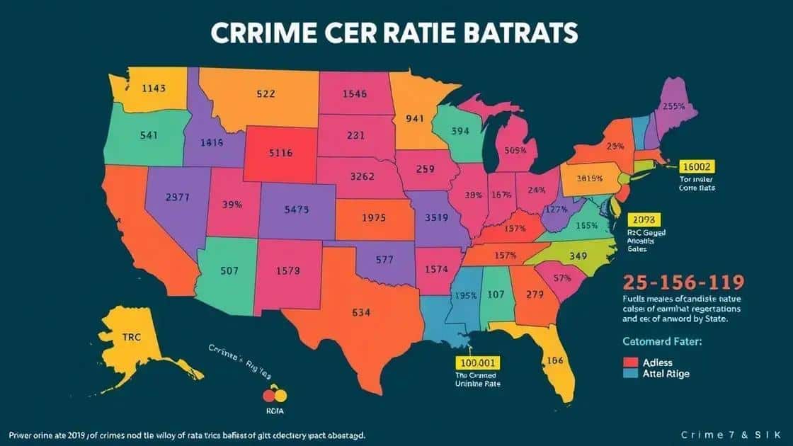 Comparative analysis of state crime rates