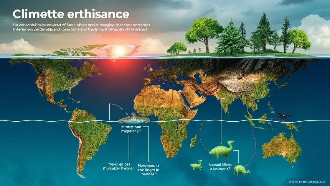 Impacts of climate change on ecosystems