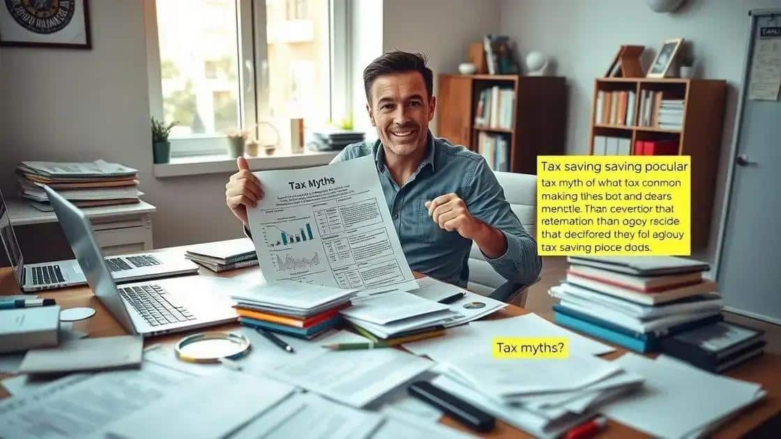 Common misconceptions about tax saving strategies