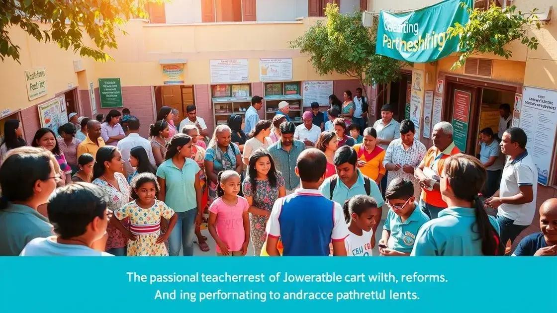 The role of community in supporting reforms