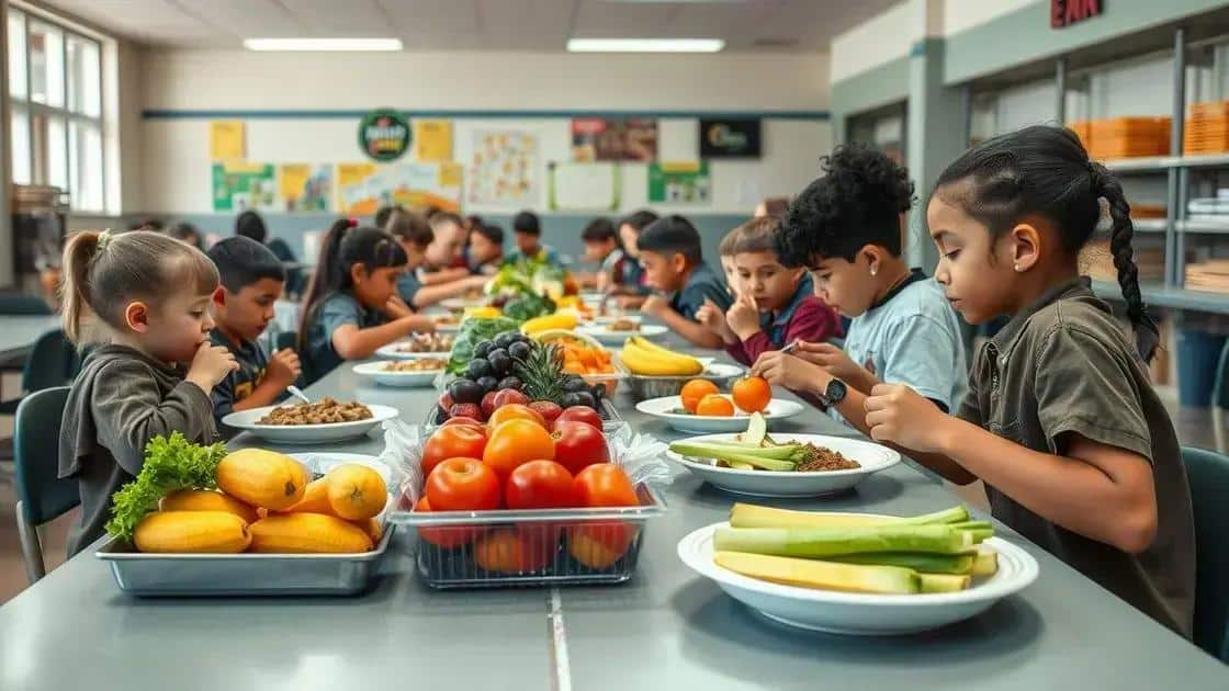 Strategies to improve meal access in schools