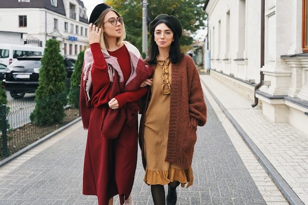 A fashion blogger showcasing three different outfits: one with a long quilted coat over a sweater and jeans, another with a short quilted jacket over a dress and boots, and a third with an oversized quilted coat over a skirt and sneakers. Each outfit has a different color scheme and style, demonstrating the versatility of quilted coats.