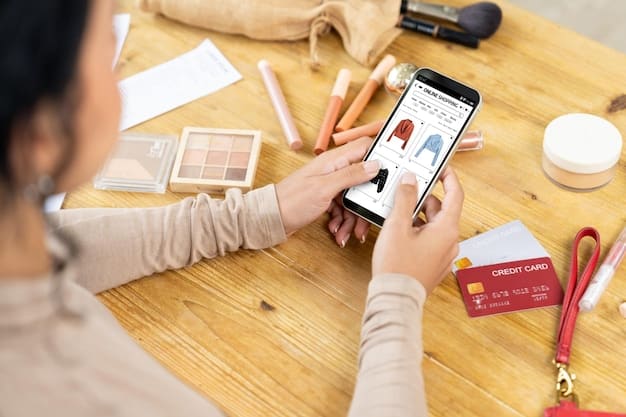 A person scrolling through the SHEIN app on their phone, focusing on the perfume section with discounted prices and product reviews.