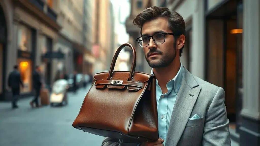 Bolsos Birkin para hombres: o luxo a um novo nível