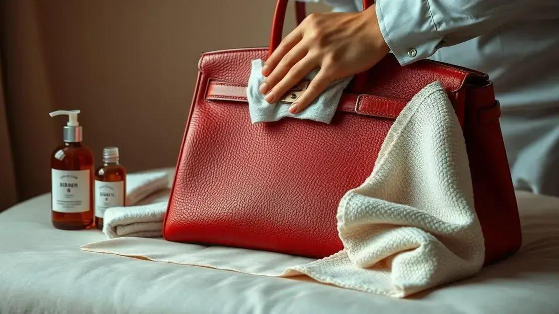 Cuidados e manutenção dos bolsos Birkin
