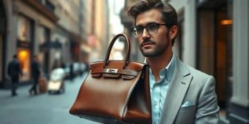 Bolsos Birkin para hombres: o luxo a um novo nível