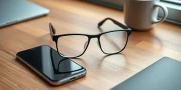 Gafas inteligentes minimalistas que transformam seu dia a dia