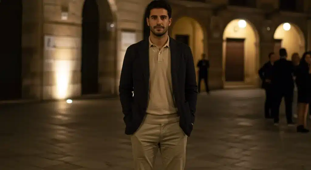 Moda masculina española 2025: 3 siluetas informales para eventos nocturnos