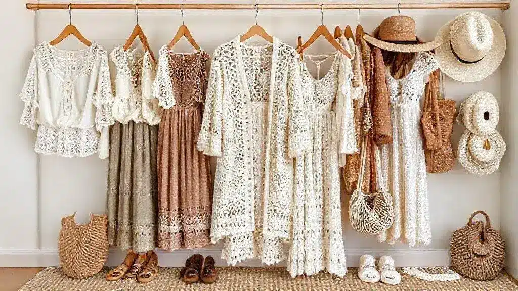 Peças-chave para o guarda-roupa de crochet Peças-chave para o guarda-roupa de crochet