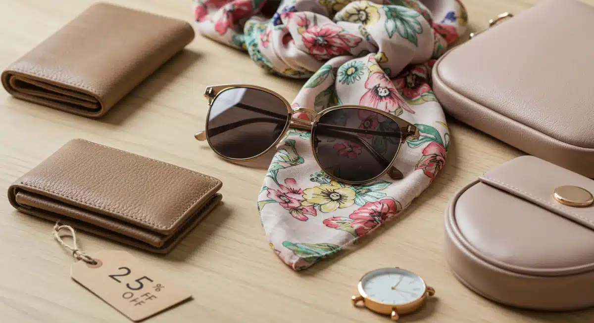 Accesorios de moda de primavera 2025 con descuentos exclusivos.