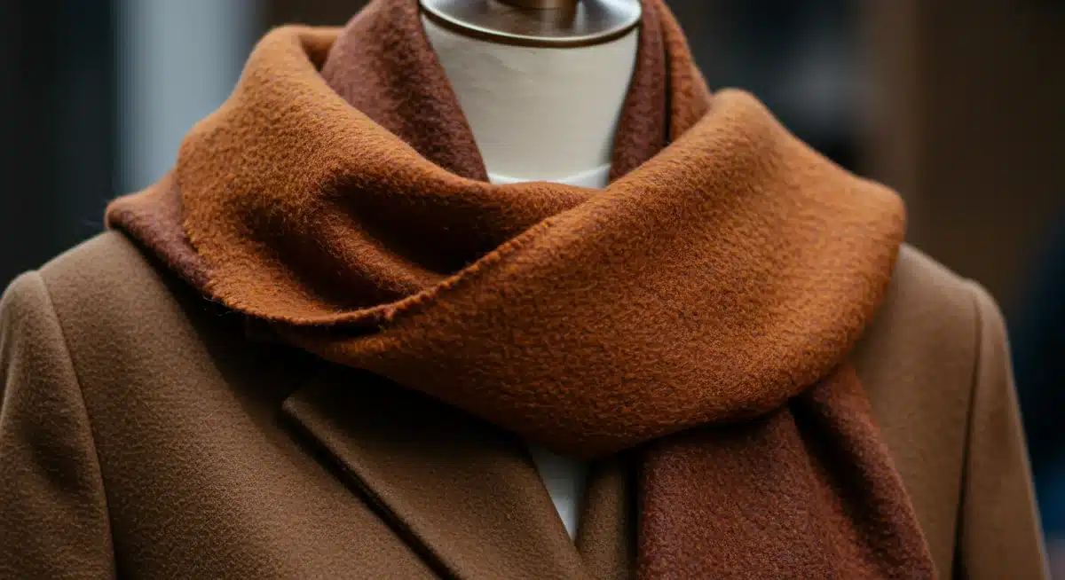 Pañuelo de seda grande y lujoso, tendencia otoño/invierno 2026