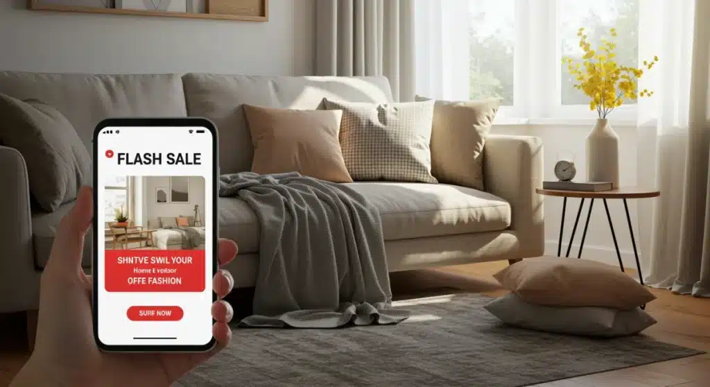 Alertas de Ofertas Flash: Hasta 40% en Moda de Hogar