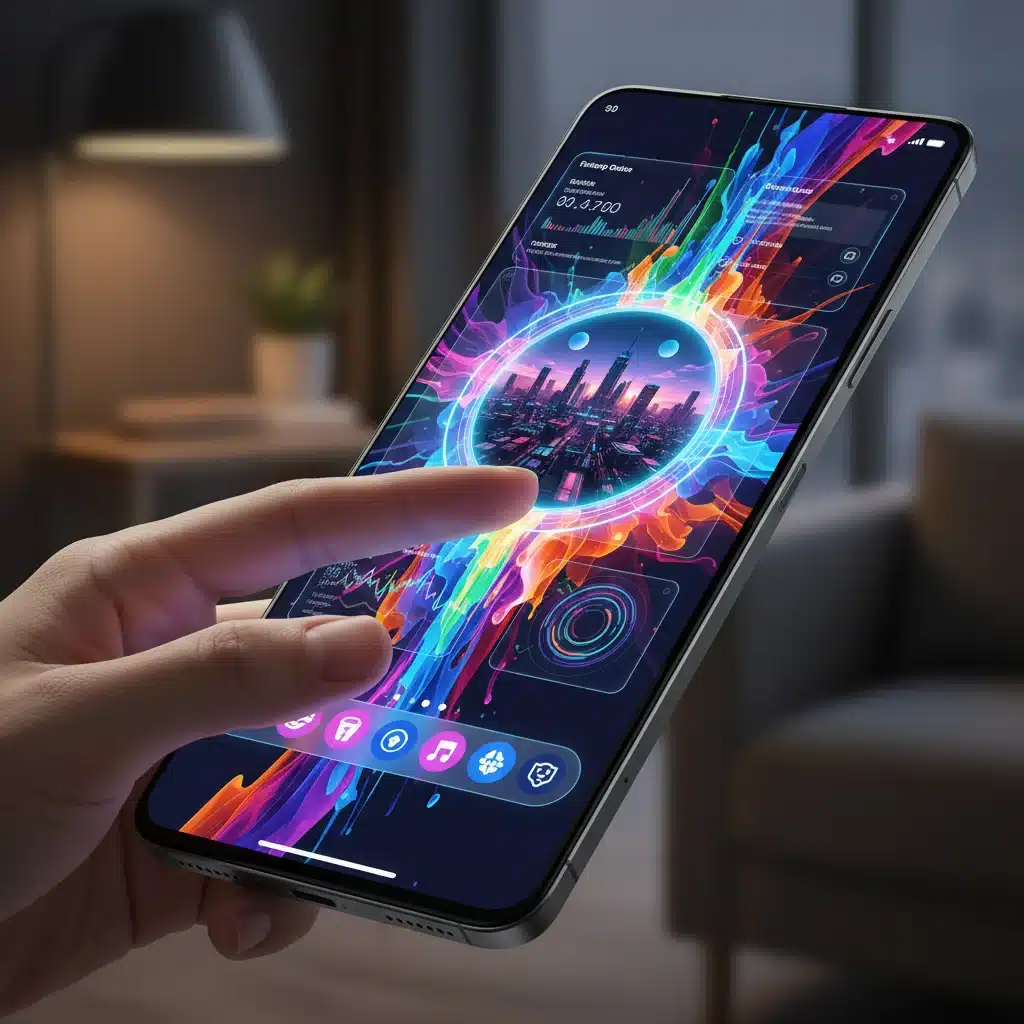 Immersive display and user interface of the 2026 flagship phone