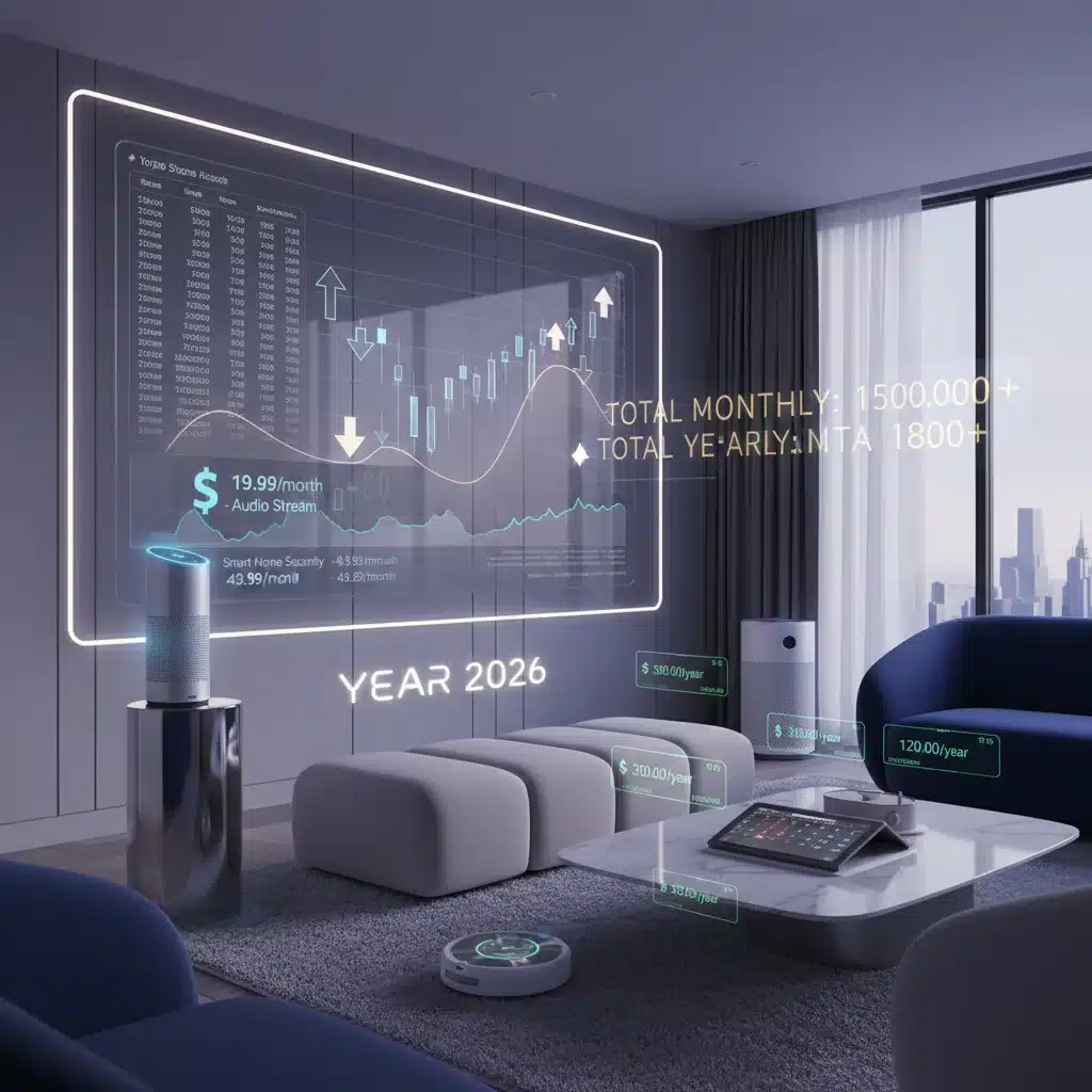 Smart Home Subscription Costs 2026: Financial Impact & Future Trends