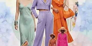 Diverse women modeling vibrant Spring Summer 2026 fashion in trending color palette