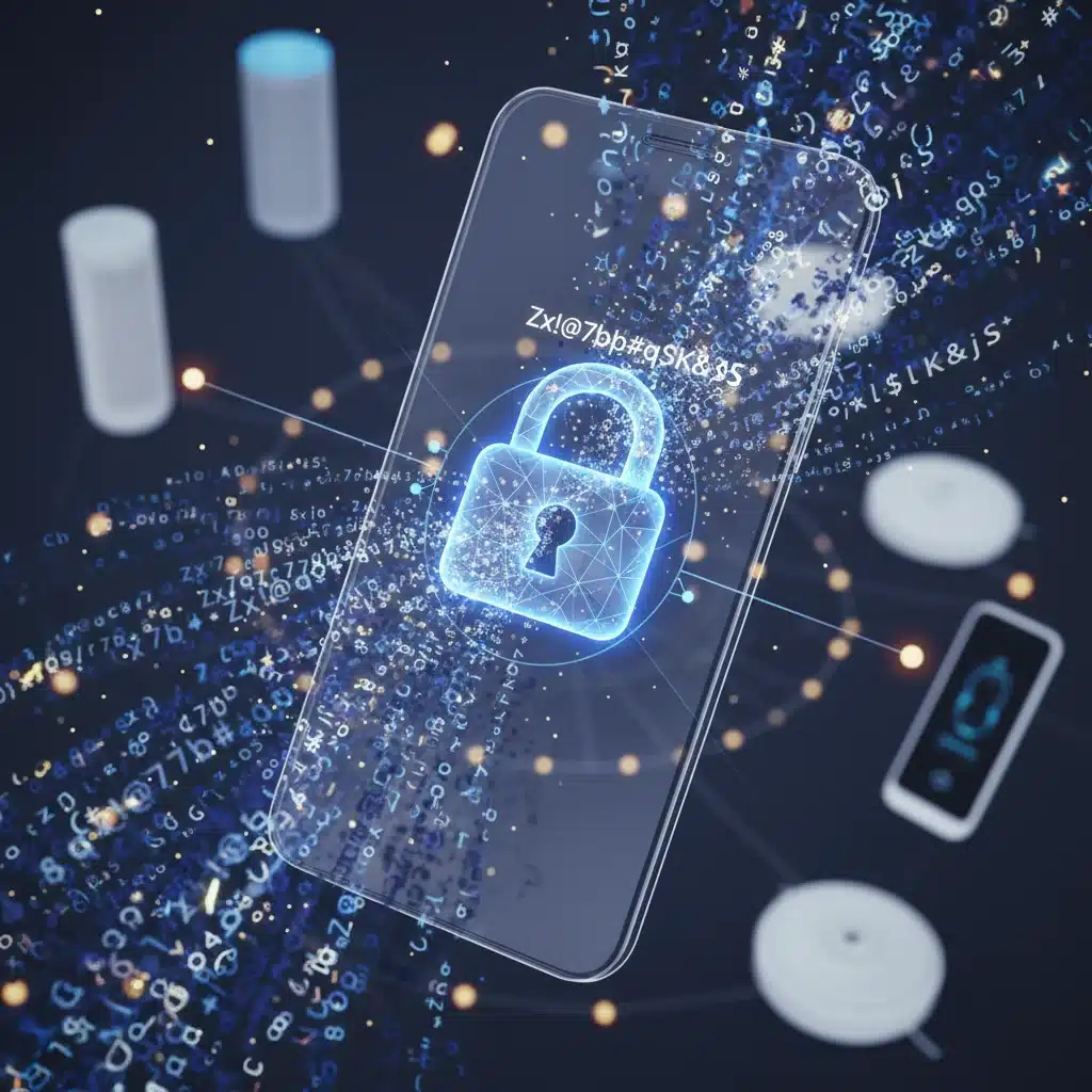 Strong Wi-Fi password entry for smart home security