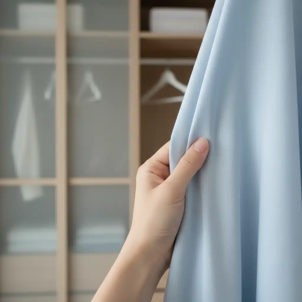 Close-up of soft Tencel fabric, highlighting its luxurious feel and sustainable qualities.