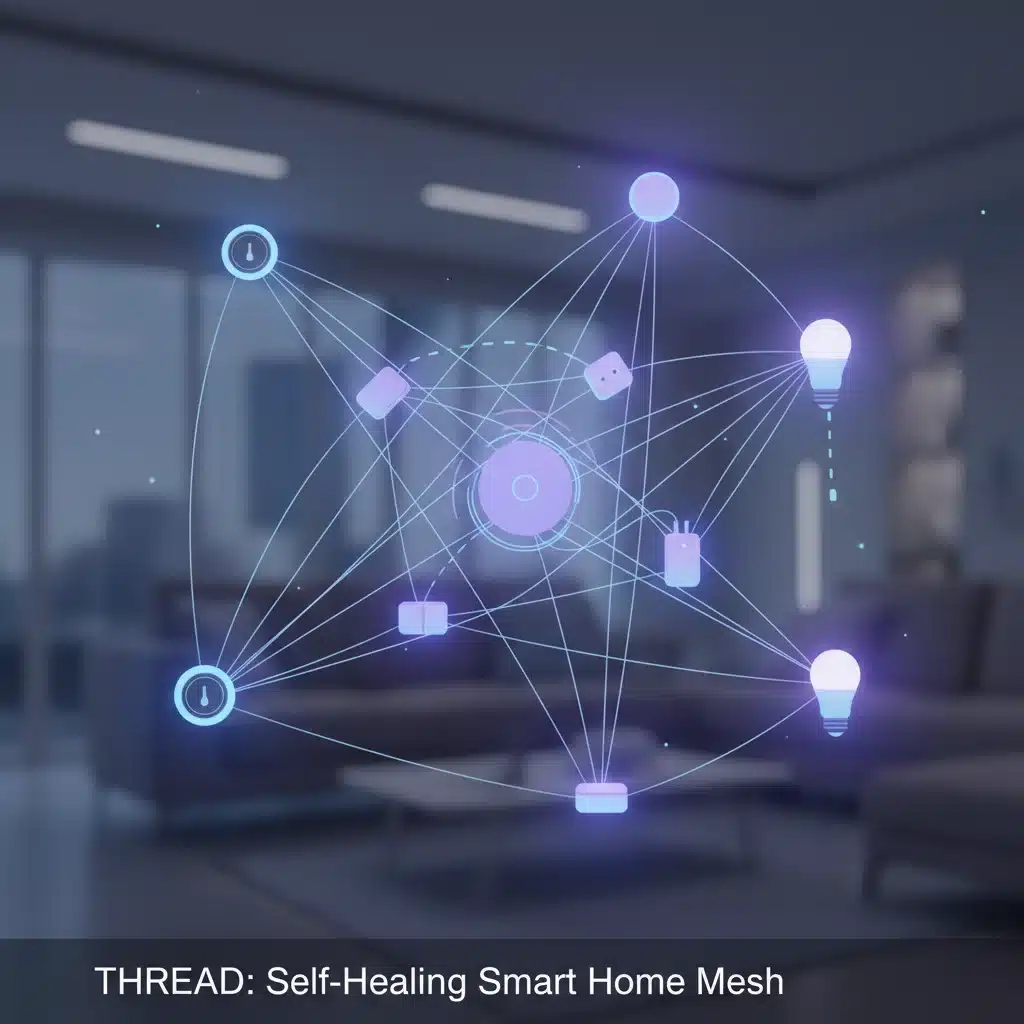 Thread mesh network for reliable smart home connectivity