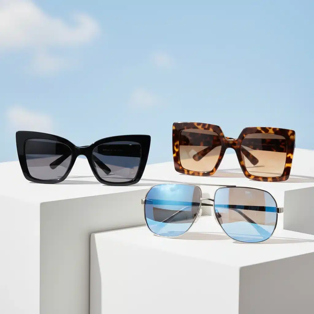 Oversized sunglasses collection, summer 2026 fashion eyewear